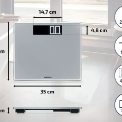 Sale Soehnle Style Sense Comfort 600 Personvægt Grå