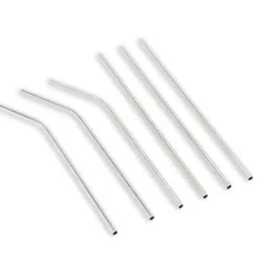 Hot Funktion Sugerør 6 stk. Stål