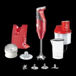 Sale Bamix Swissline Superbox Stavblender 200 watt R&oslash;d
