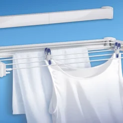 Sale Leifheit Telegant 30 Protect Vægmonteret tørrestativ Hvid