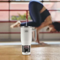 Outlet Thermos Termokrus m. hank Mat hvid