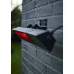 Clearance Nordic Sense Terrassevarmer til væg 1500 watt Sort