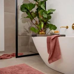 Outlet Zone Denmark Tiles Bademåtte Peach Red