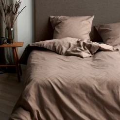 New Södahl organic Tiles Sengetøj Taupe