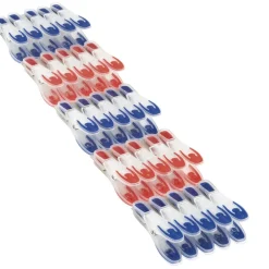 New Leifheit Tøjklemmer 25 stk. R&oslash;d/Blå