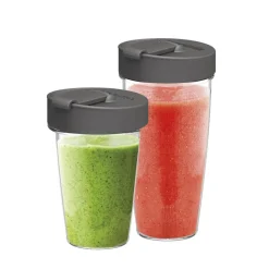 New Magimix To-go bæger-sæt til blender 2 dele Transparent/Grå