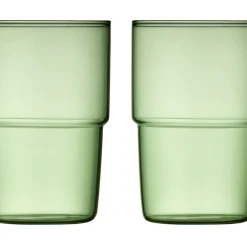 New Lyngby Glas Torino Drikkeglas 2 stk. Gr&oslash;n