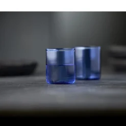 New Lyngby Glas Torino Shotglas 2 stk. Blå