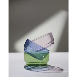 Hot Lyngby Glas Torino Skål 2 stk. Pink