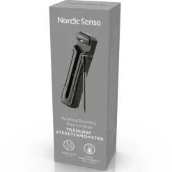 Sale Nordic Sense Trådløst stegetermometer Stål/Sort
