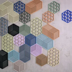 New Zone Denmark Triangles Bordskåner Matcha Green