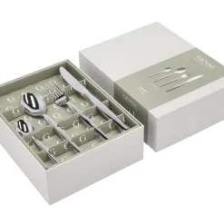 New Gense Twist Bestiksæt 16 dele Blankt stål