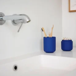 Hot Zone Denmark Ume Krukke med låg Indigo Blue