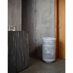 Hot Zone Denmark Ume Vasketøjskurv med låg Soft Grey