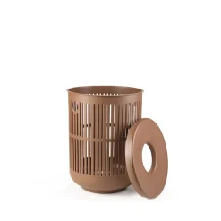 Zone Denmark Ume Vasketøjskurv med låg Terracotta