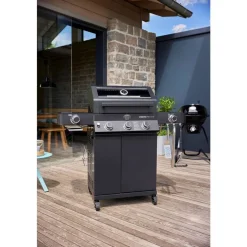 Rösle Videro PRO G3-S Vario+ Gasgrill 17000 watt Sort