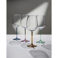 Clearance Lyngby Glas Vienna Vinglas 4 stk. Gr&oslash;n