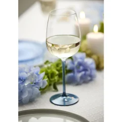 Online Lyngby Glas Vienna Vinglas 4 stk. Blå