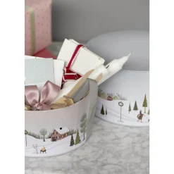 Outlet Pillivuyt Vinter Kagedåsesæt 2 stk. Arctic Ice/Woodrose