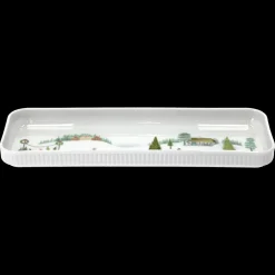 Online Pillivuyt Vinter Plissé Fad rektangulært Hvid