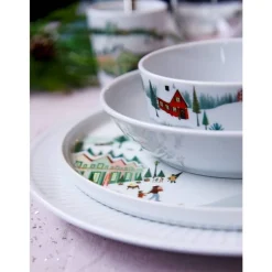 Best Pillivuyt Vinter Toulouse Tallerken flad lige kant Hvid