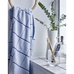 Online Södahl organic Vista Håndklæde Linen blue