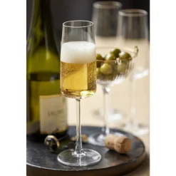 Sale Lyngby Glas Krystal Zero Champagneglas 4 stk. Clear