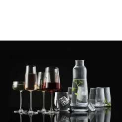 New Lyngby Glas Krystal Zero Champagneskål 4 stk. Clear