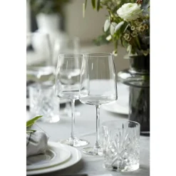 Lyngby Glas Krystal Zero Hvidvinsglas 4 stk. Clear