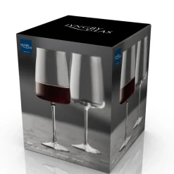 Discount Lyngby Glas Krystal Zero Rødvinsglas 4 stk. Clear