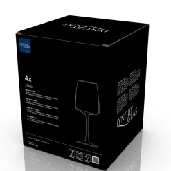 Discount Lyngby Glas Krystal Zero Rødvinsglas 4 stk. Clear